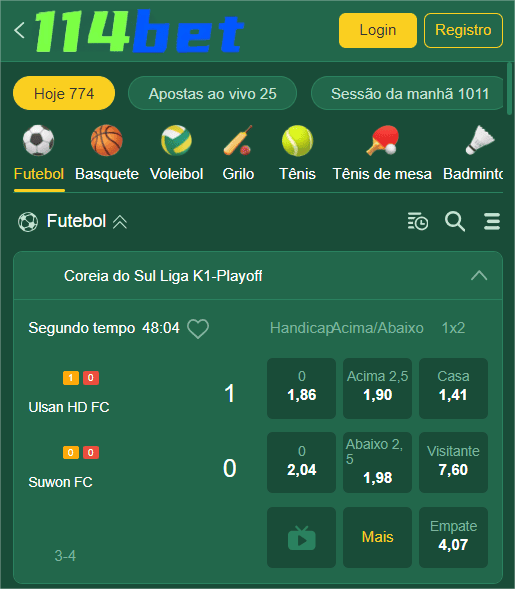114bet Esporte